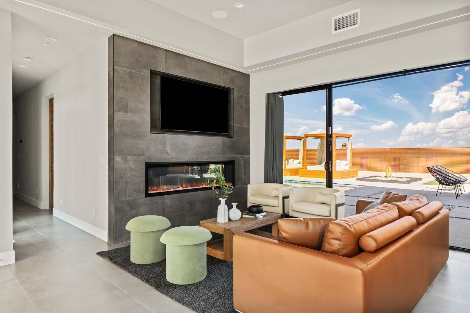 Ferienhaus Pool-spa -daybeds- Firepit-golf Joshua Tree